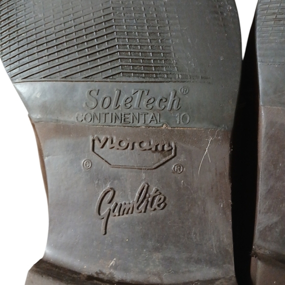 Salvatore Ferragamo Oxfords Men's Brown Leather Lace Up Shoes Size 12 - Picture 9 of 16